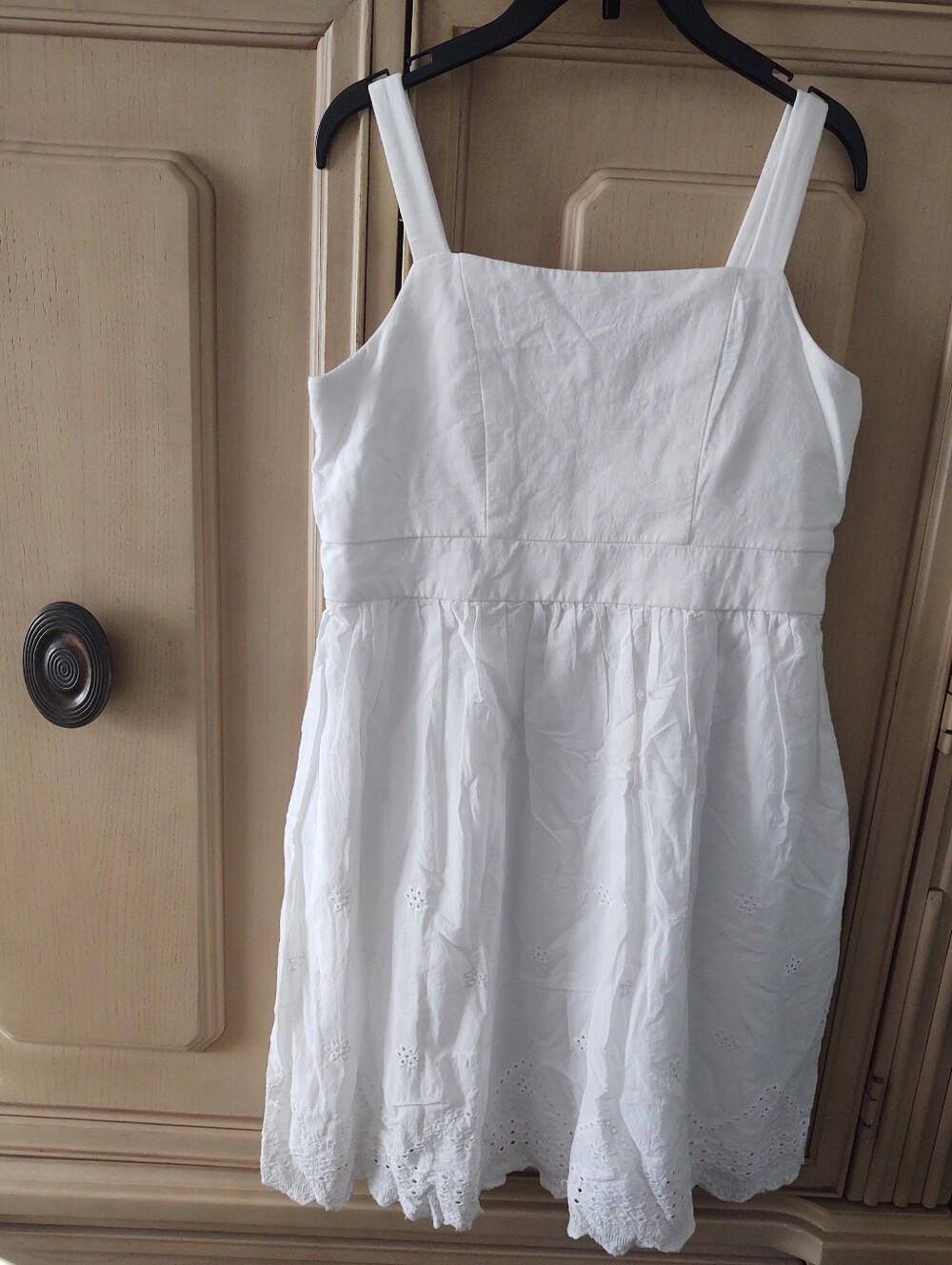 Rixxie Girl Girl's White Eyelet Sundress
